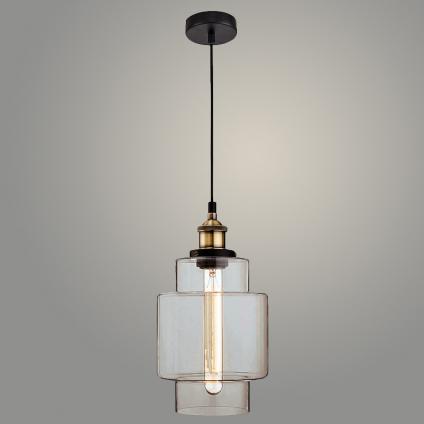 Подвес D22737/1HQ BK+CL черный 1х40W E27 d170 h1200, SHGN22